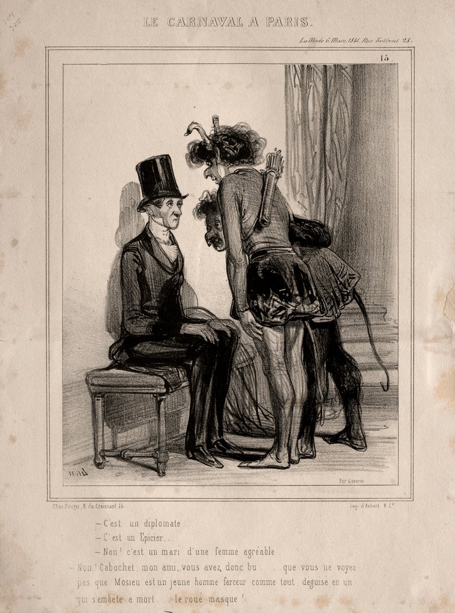 Carnaval, 1841 - Paul Gavarni