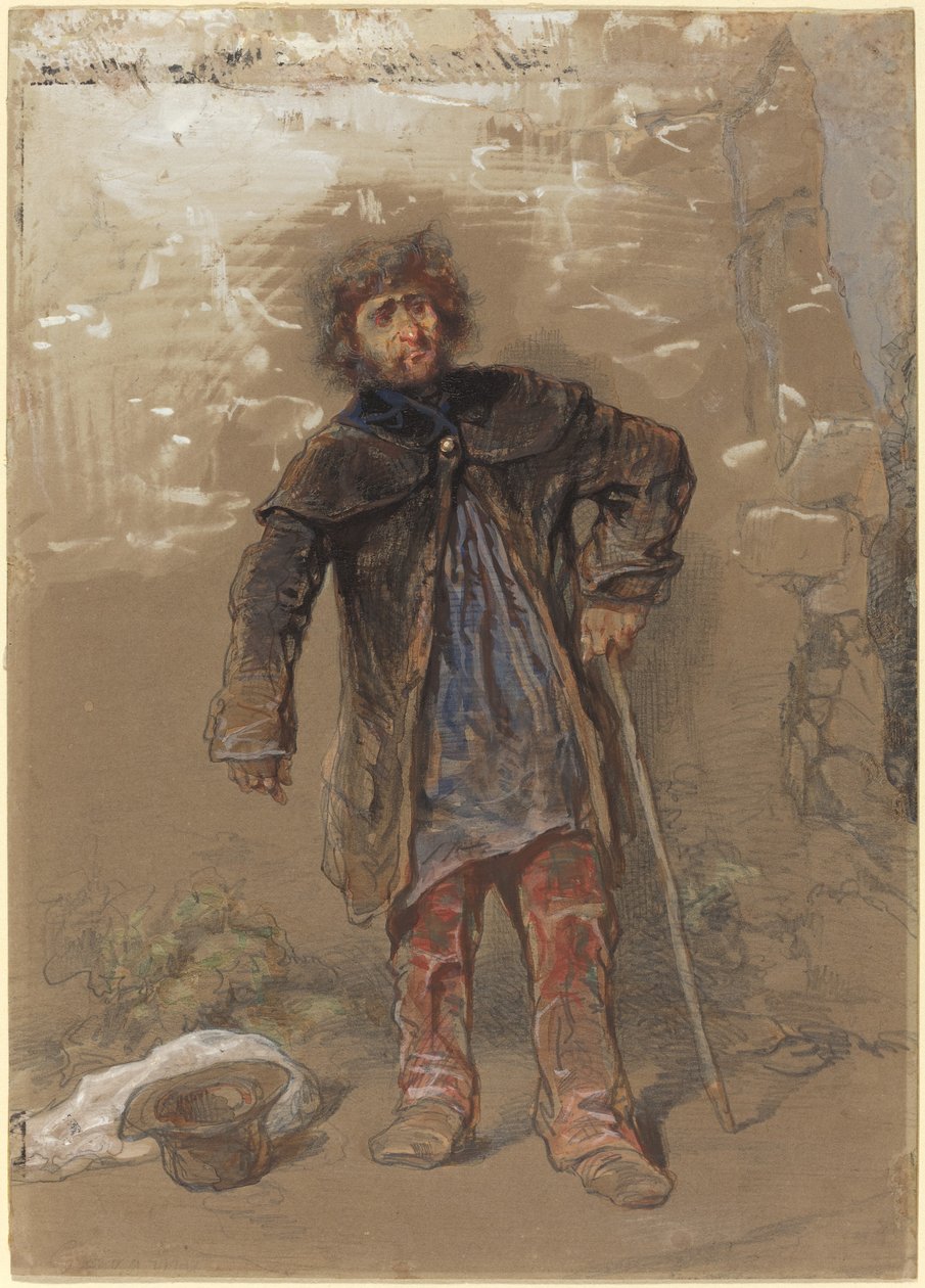 Mendiant anglais - Paul Gavarni