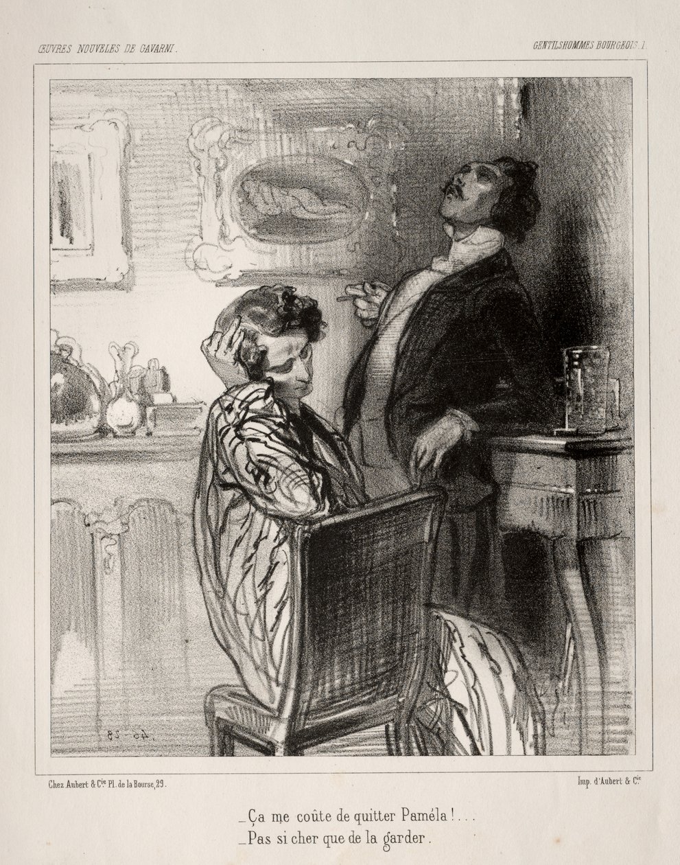 Gentils hommes bourgeois - Paul Gavarni