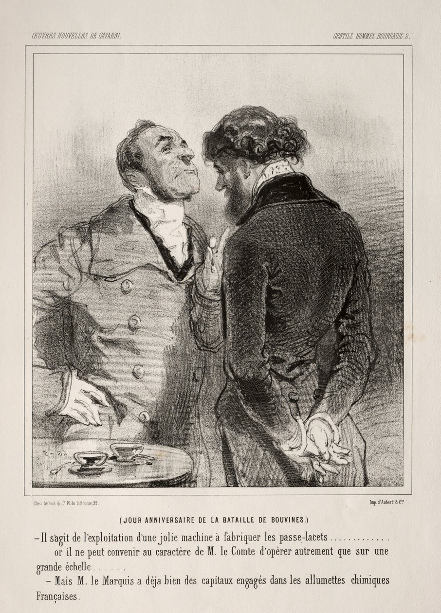 Gentils hommes bourgeois - Paul Gavarni