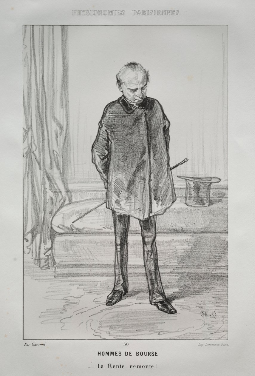 Hommes de Bourse - Paul Gavarni