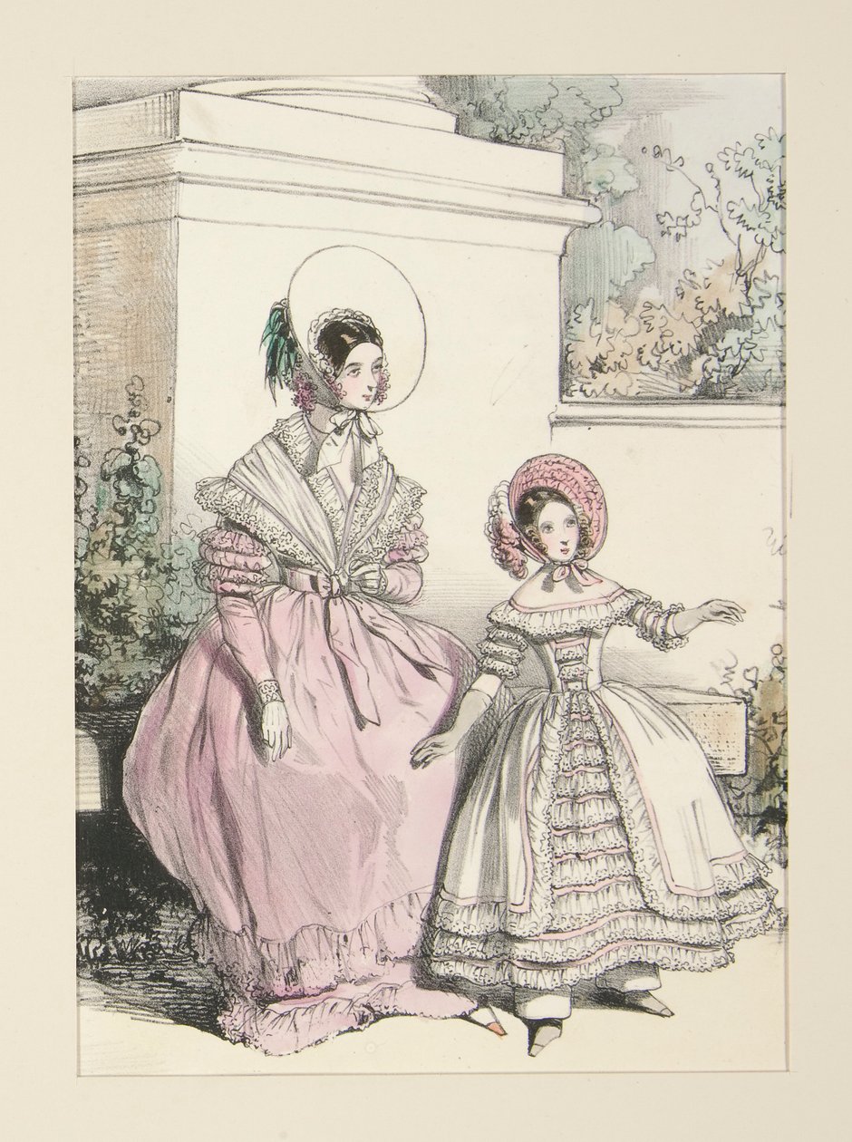 JUILLET 1838. Robe en mousseline de Surate - Paul Gavarni