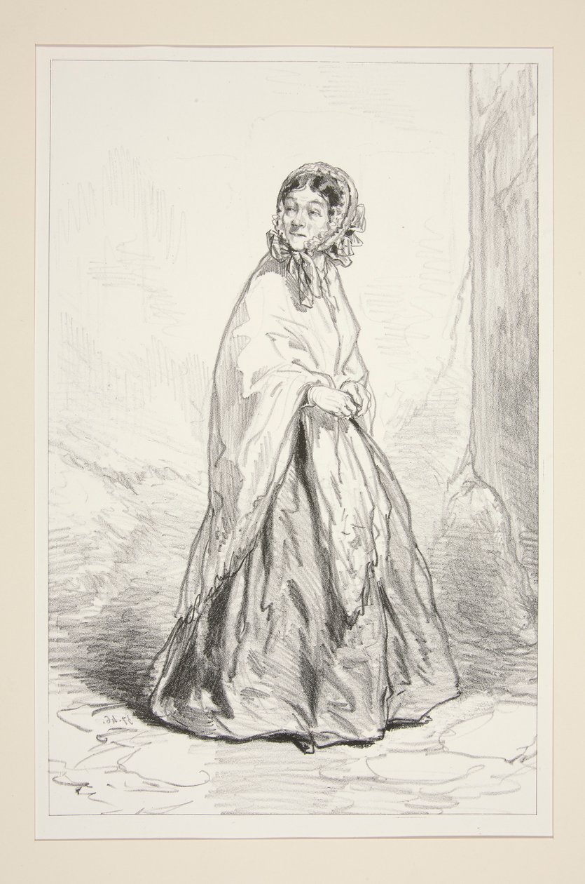 LA BOULANGÈRE - Paul Gavarni