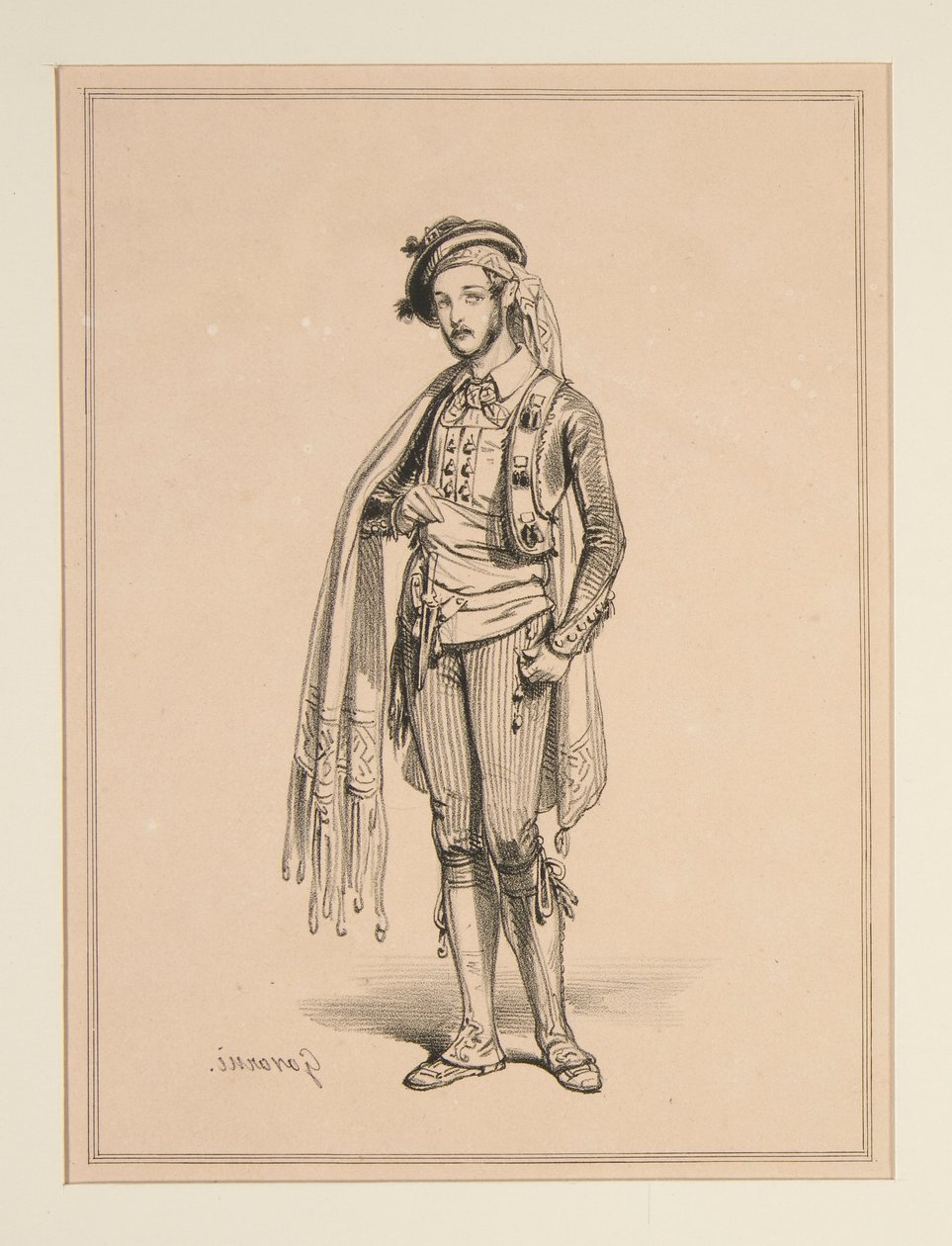 Le Muletier - Paul Gavarni