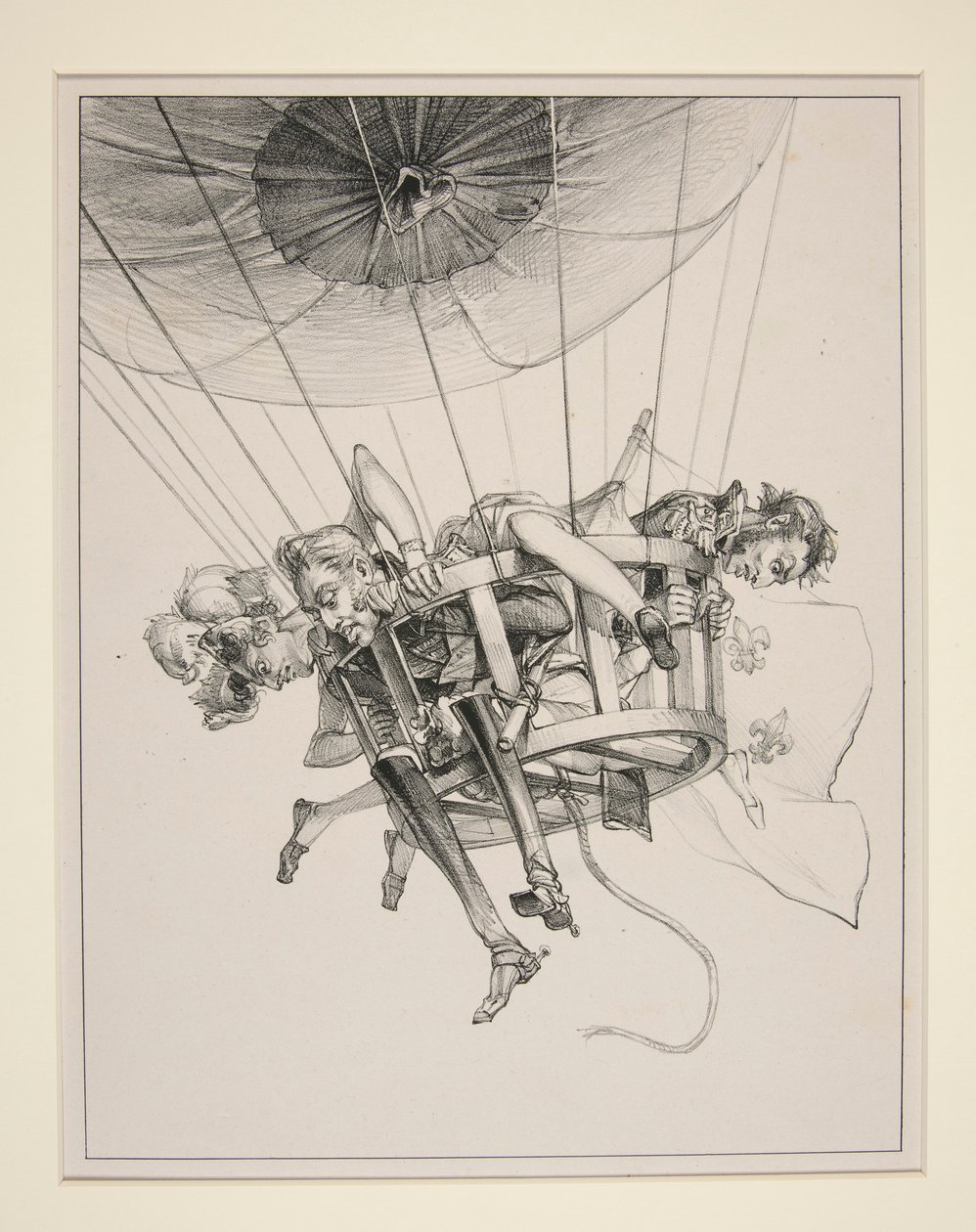 Le Ballon Perdu - Paul Gavarni