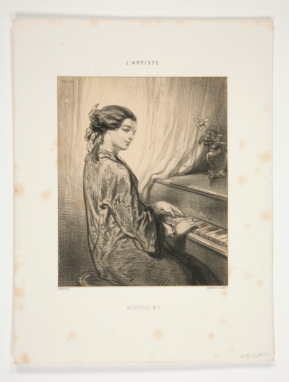 Les Femmes Artistes / Mistress W.G - Paul Gavarni