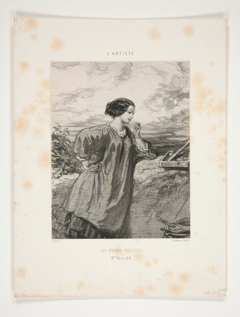 Les Femmes Artistes - Paul Gavarni