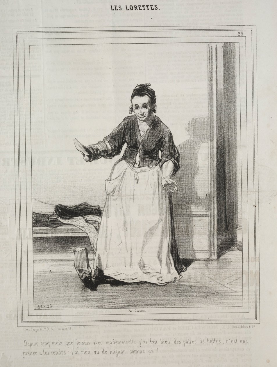 Les Lorettes, 1842 - Paul Gavarni