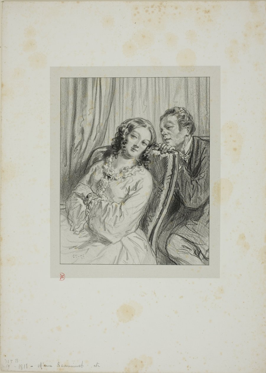 Masques et visages : Mme Beauminet - Paul Gavarni