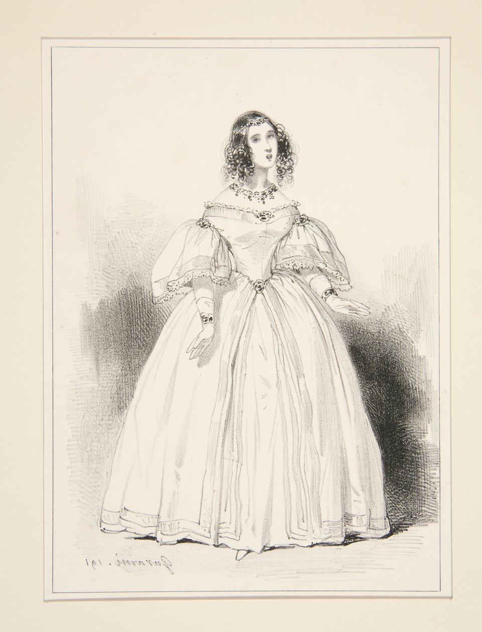 Mme. Anna Thillon - Paul Gavarni