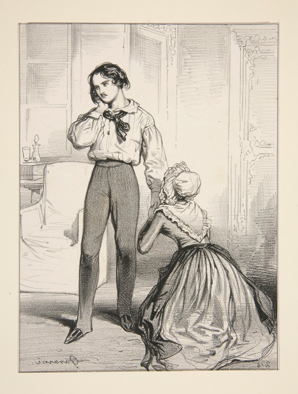 Pauvre Mère. IVe Acte / Adolphe Laferrière - Paul Gavarni