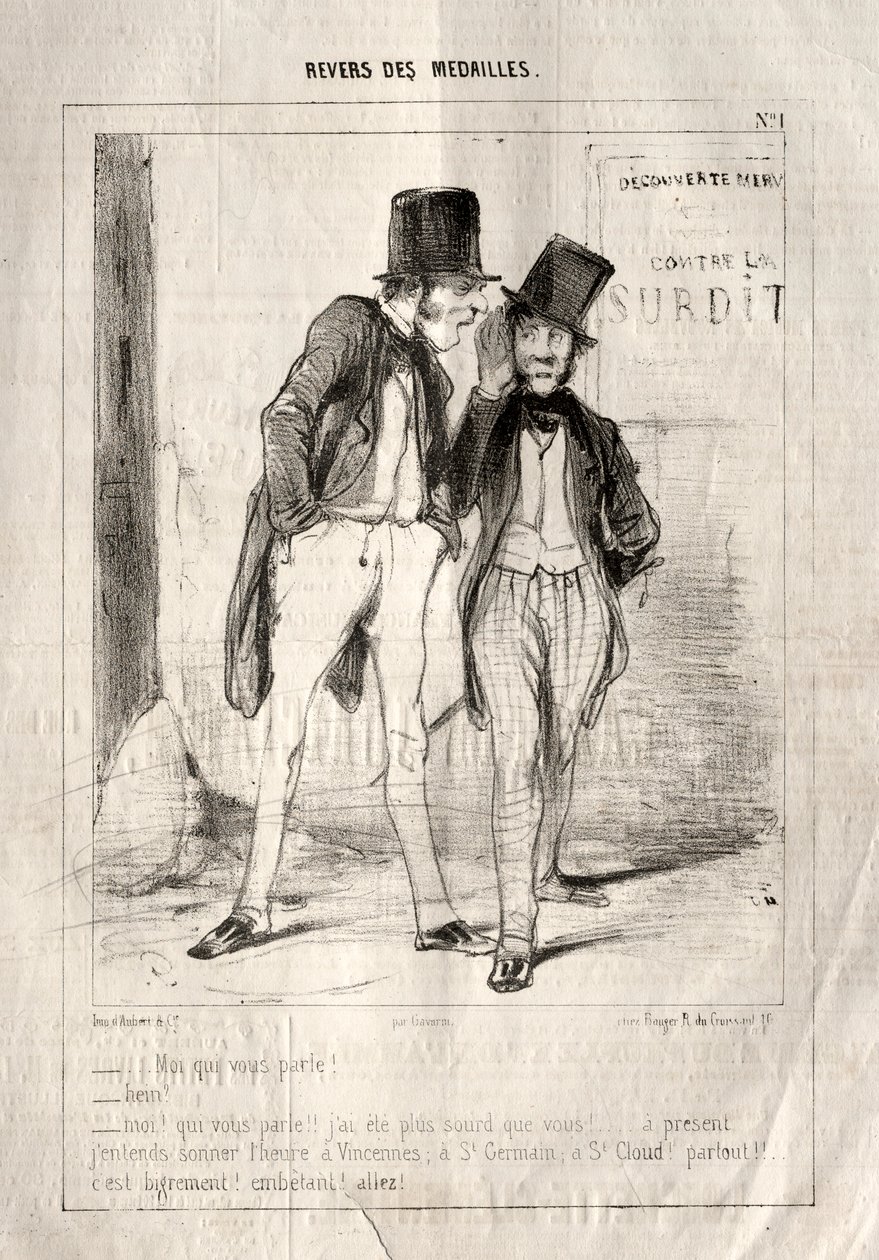 Revers des Médailles, 1842 - Paul Gavarni