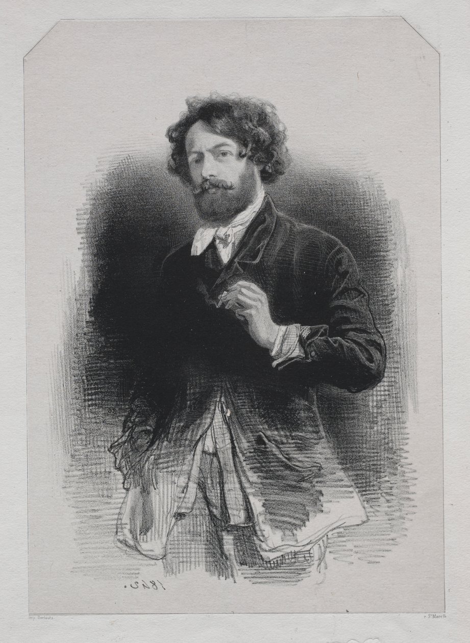 Autoportrait - Paul Gavarni