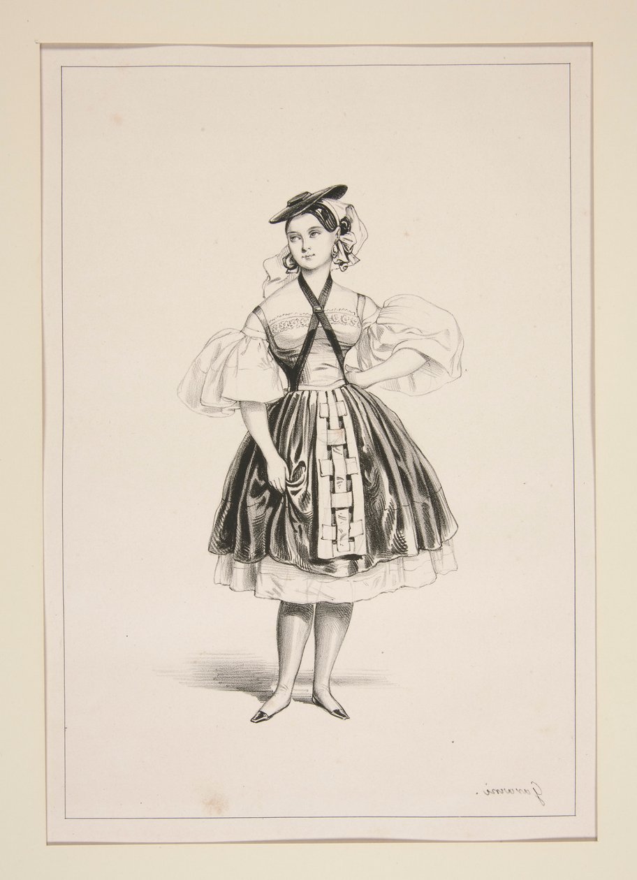 Tyrolienne - Paul Gavarni