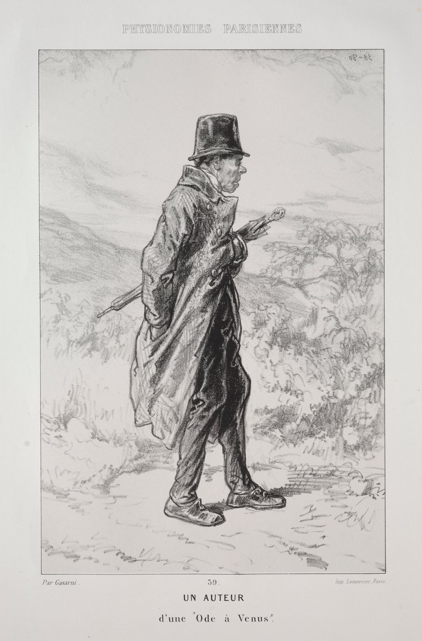 Un Auteur - Paul Gavarni
