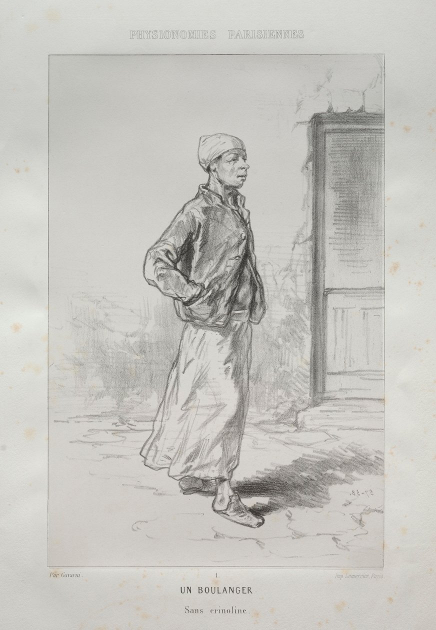 Un Boulanger - Paul Gavarni