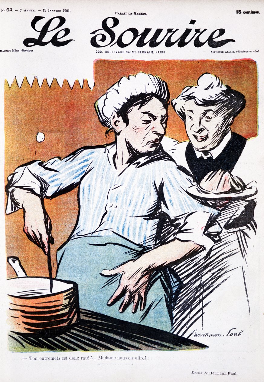 Deux cuisinières au fourneau - Paul Hermann