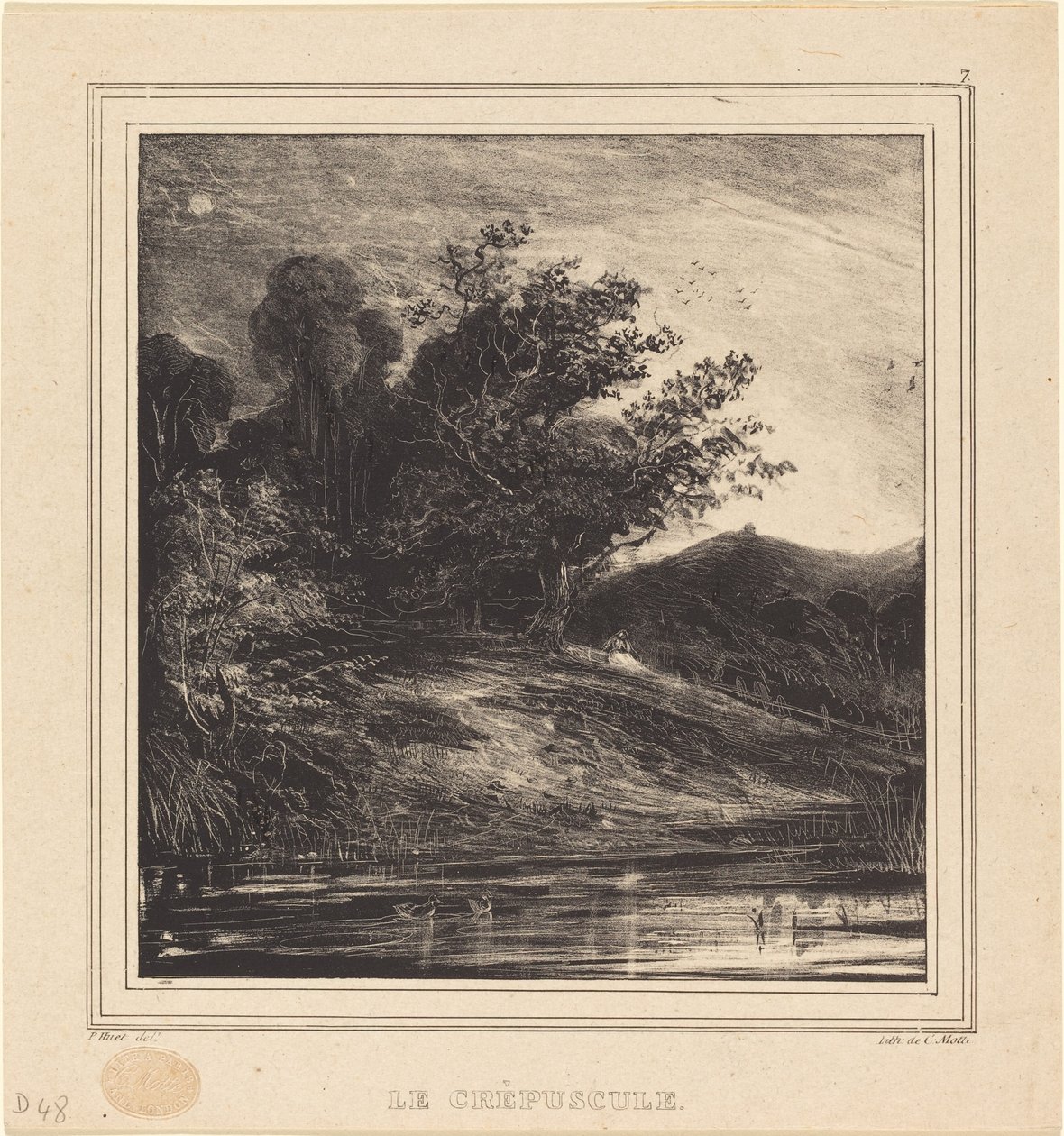 Le Crépuscule - Paul Huet