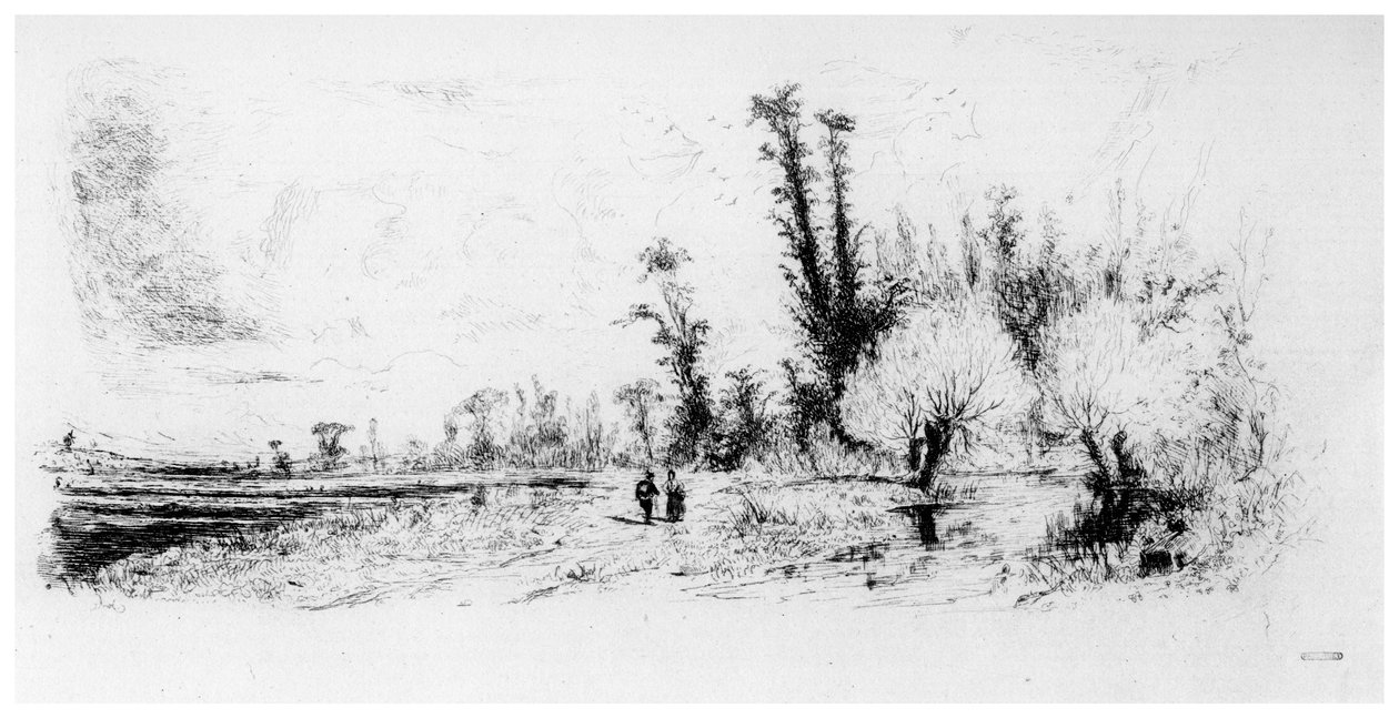 Saulaie des environs de Paris, vers 1820-1870, 1924 - Paul Huet