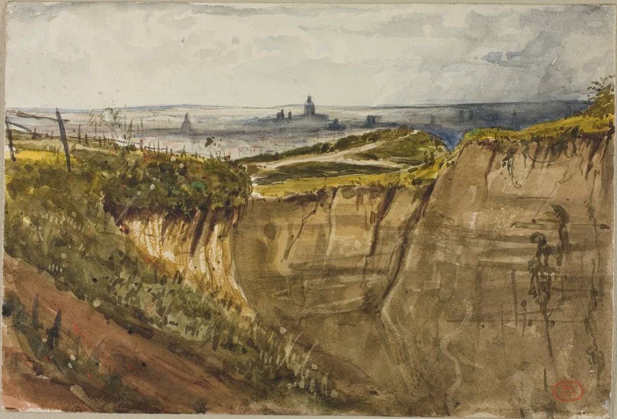 Vue de Paris, depuis Meuden - Paul Huet