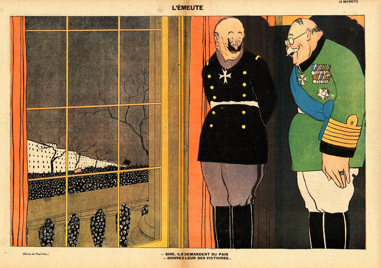 La Baionnette, Satirique en couleurs - Paul Iribe