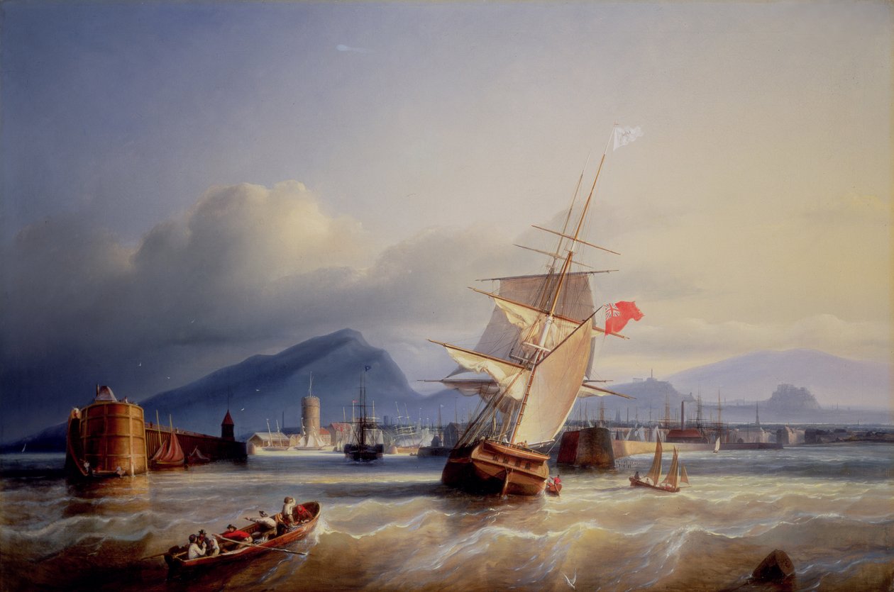 Le port de Leith - Paul Jean Clays
