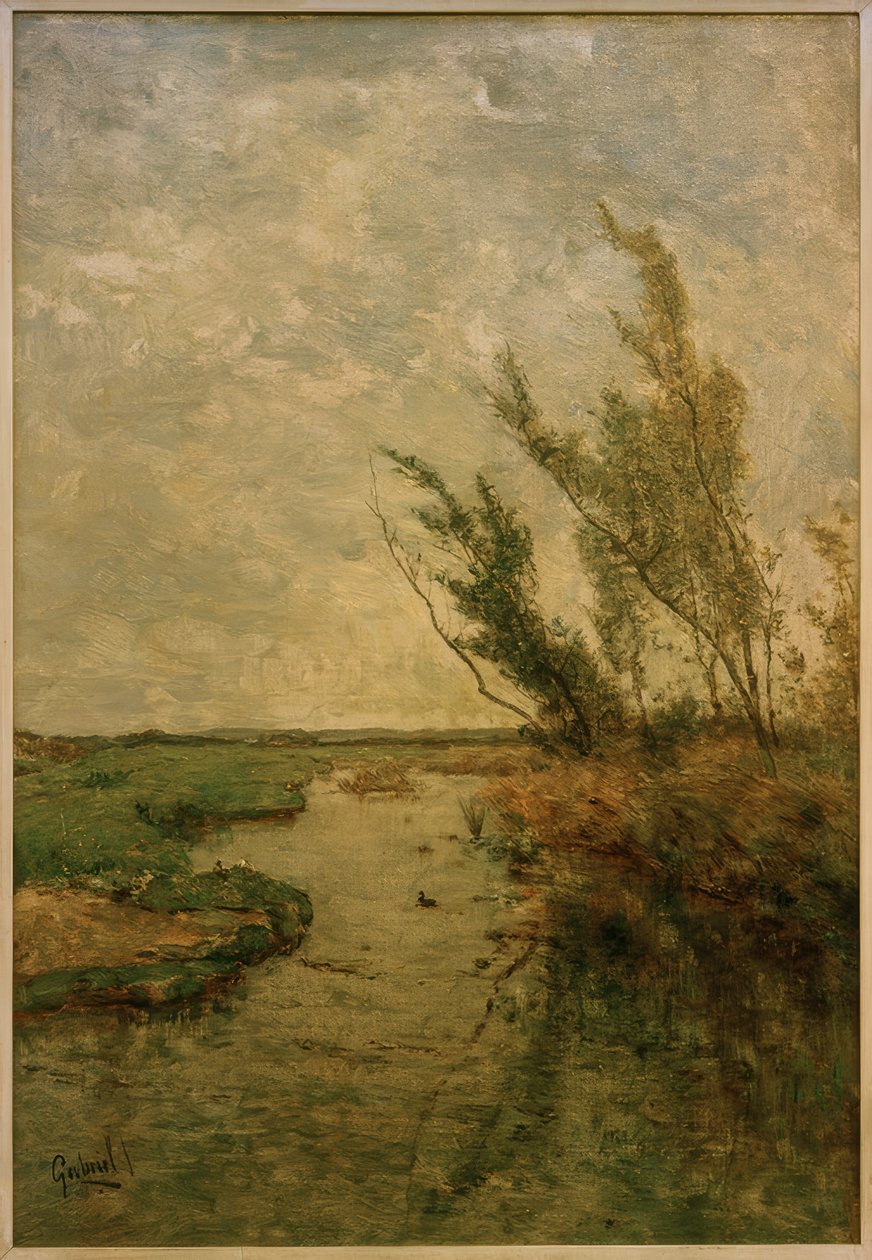 Paysage de polder - Paul Joseph Constantin Gabriel