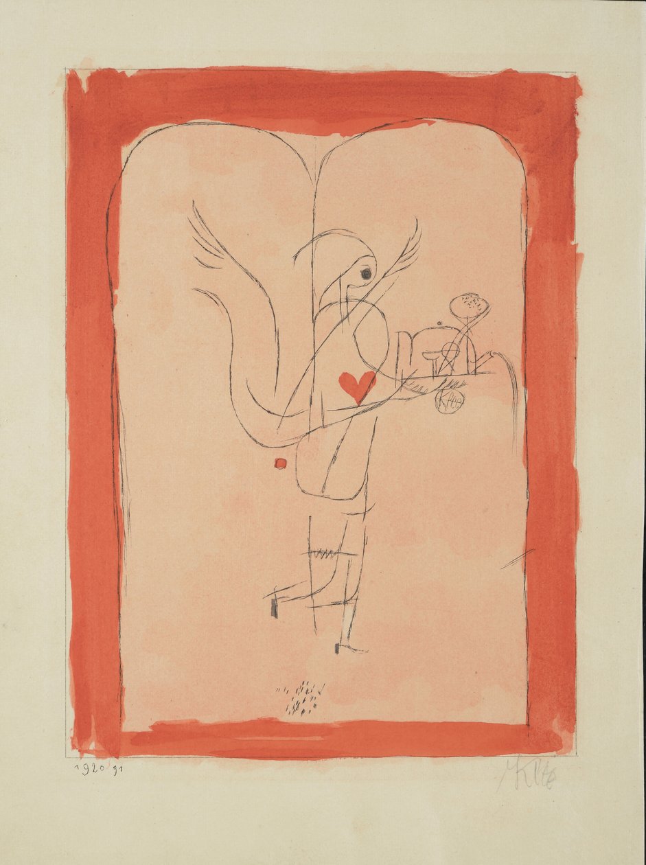 Un génie sert un petit déjeuner, 1920 - Paul Klee