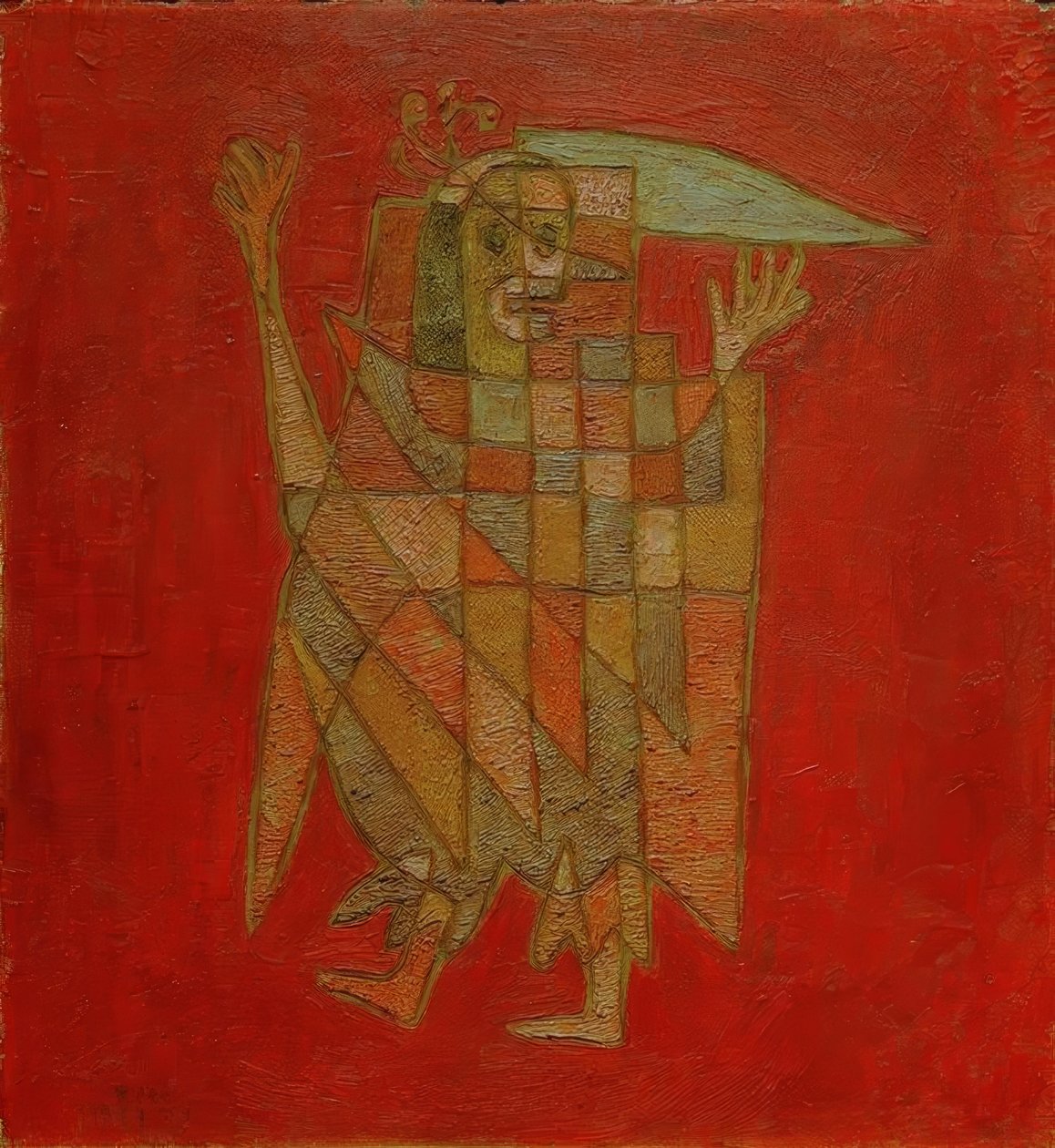 Figure allégorique (Estompe) - Paul Klee