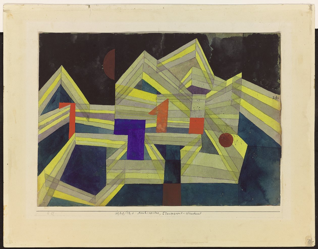 Architecture, Transparent-Structural - Paul Klee