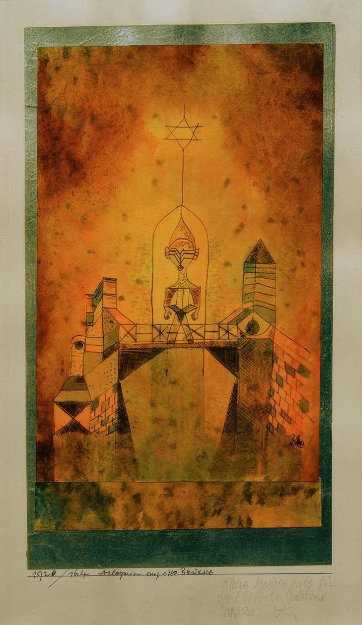 Arlequin sur le pont - Paul Klee