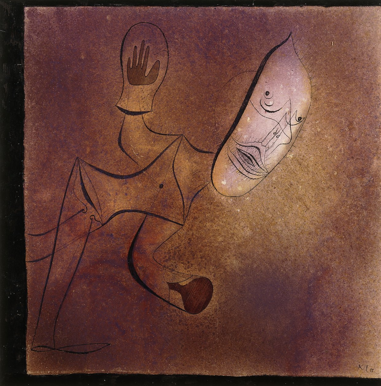 Brutal Pierrot - Paul Klee
