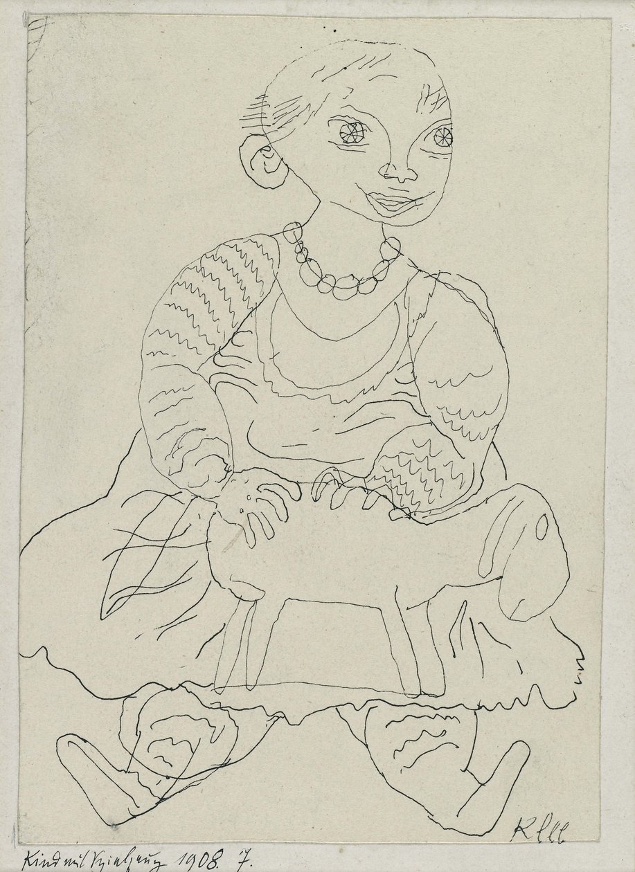 Enfant avec un jouet - Paul Klee