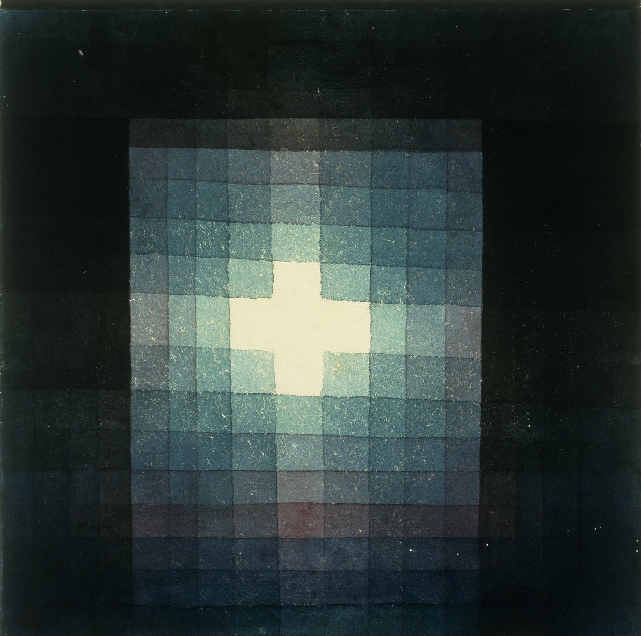 Tombe chrétienne avec croix - Paul Klee