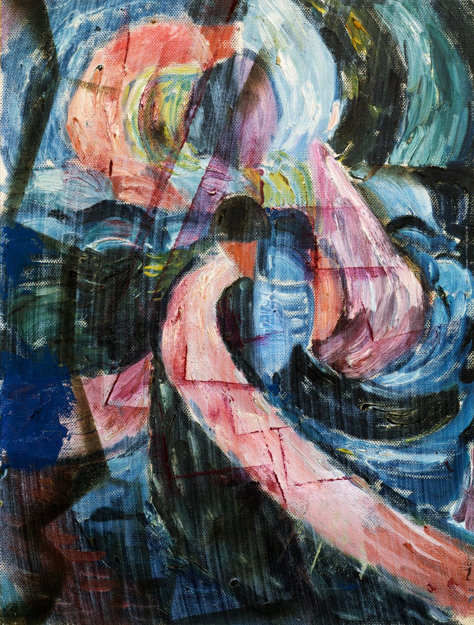 Construction sous une cascade, une traversée - Paul Klee