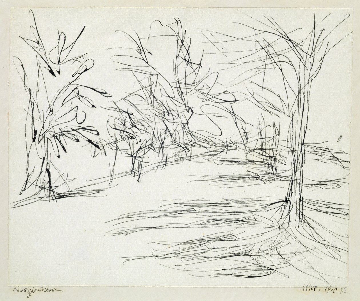 Route de campagne vers Schwaing - Paul Klee