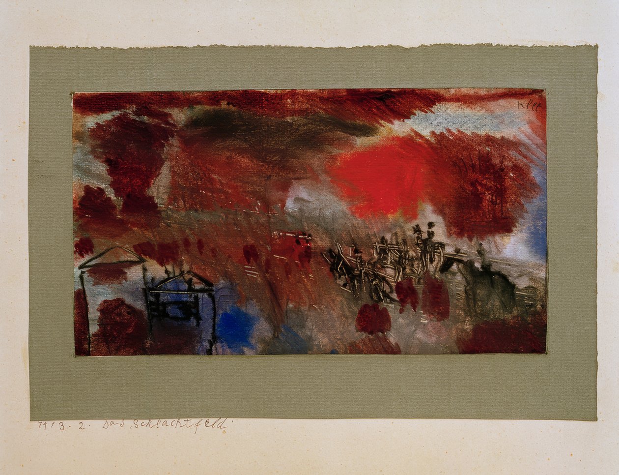 Le champ de bataille - Paul Klee
