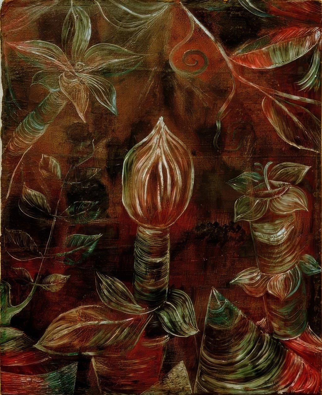 Image décorative de plante Le Bourgeon - Paul Klee