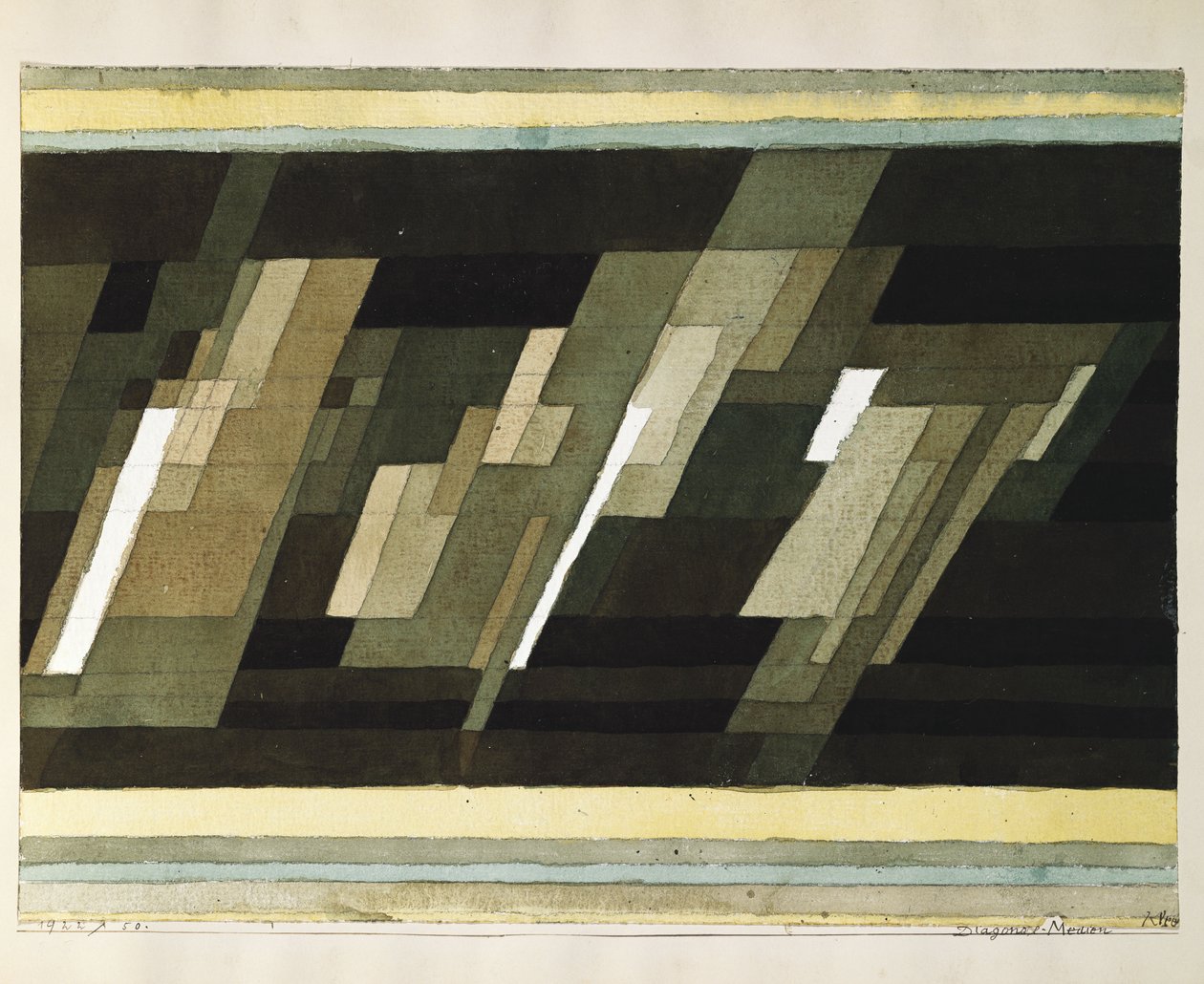 Diagonal-Medien - Paul Klee
