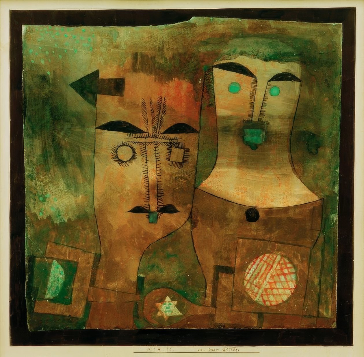 Un couple de dieux - Paul Klee