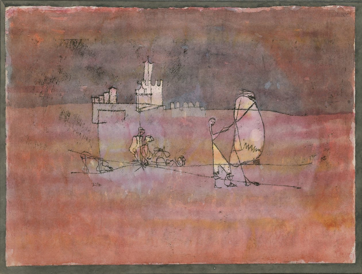 Épisode devant une ville arabe, 1923 - Paul Klee