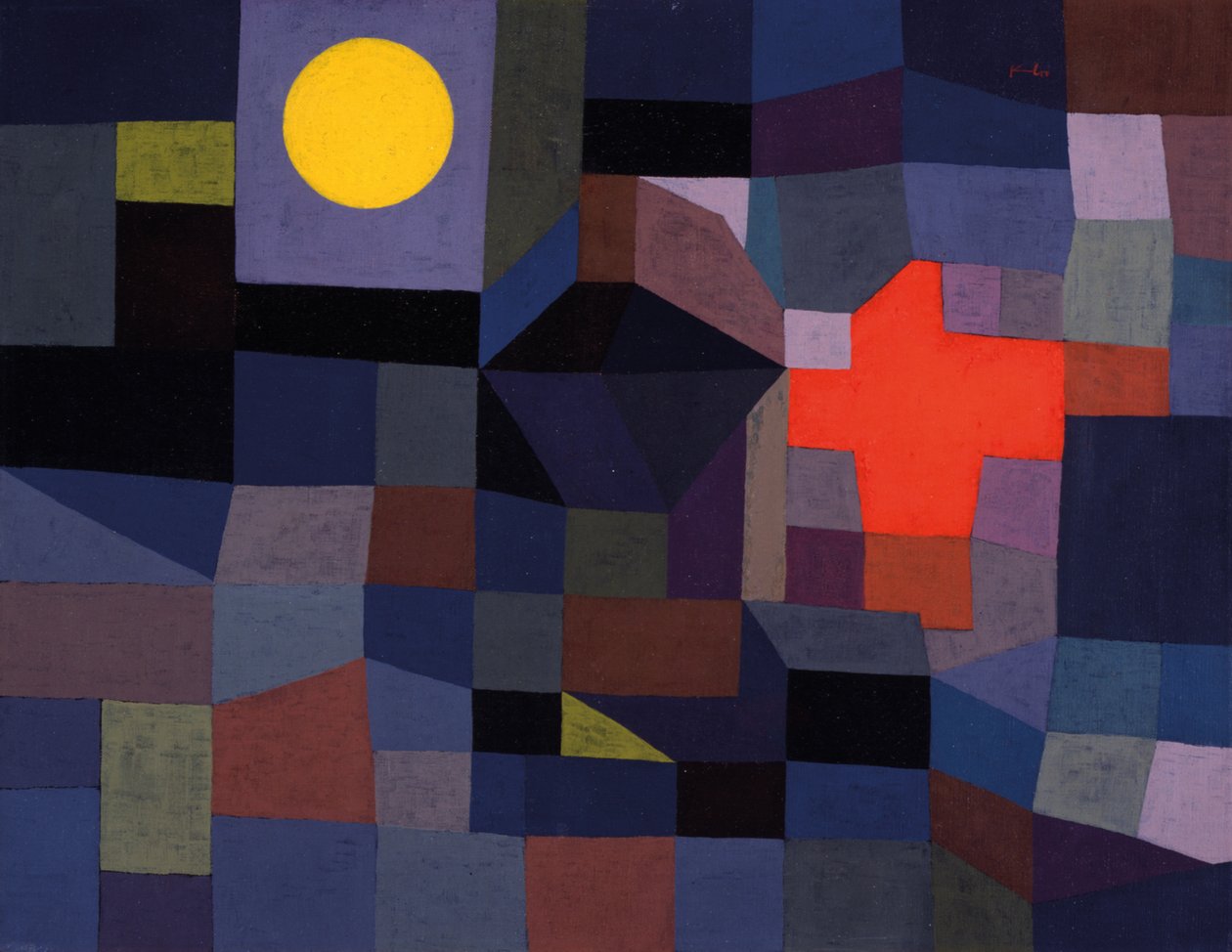 Feu à la pleine lune - Paul Klee