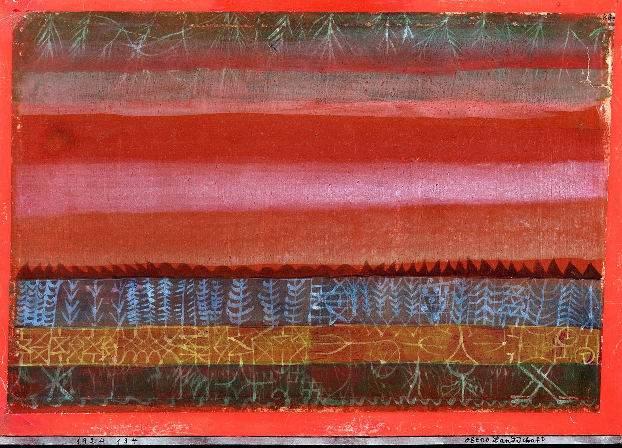 Paysage plat - Paul Klee