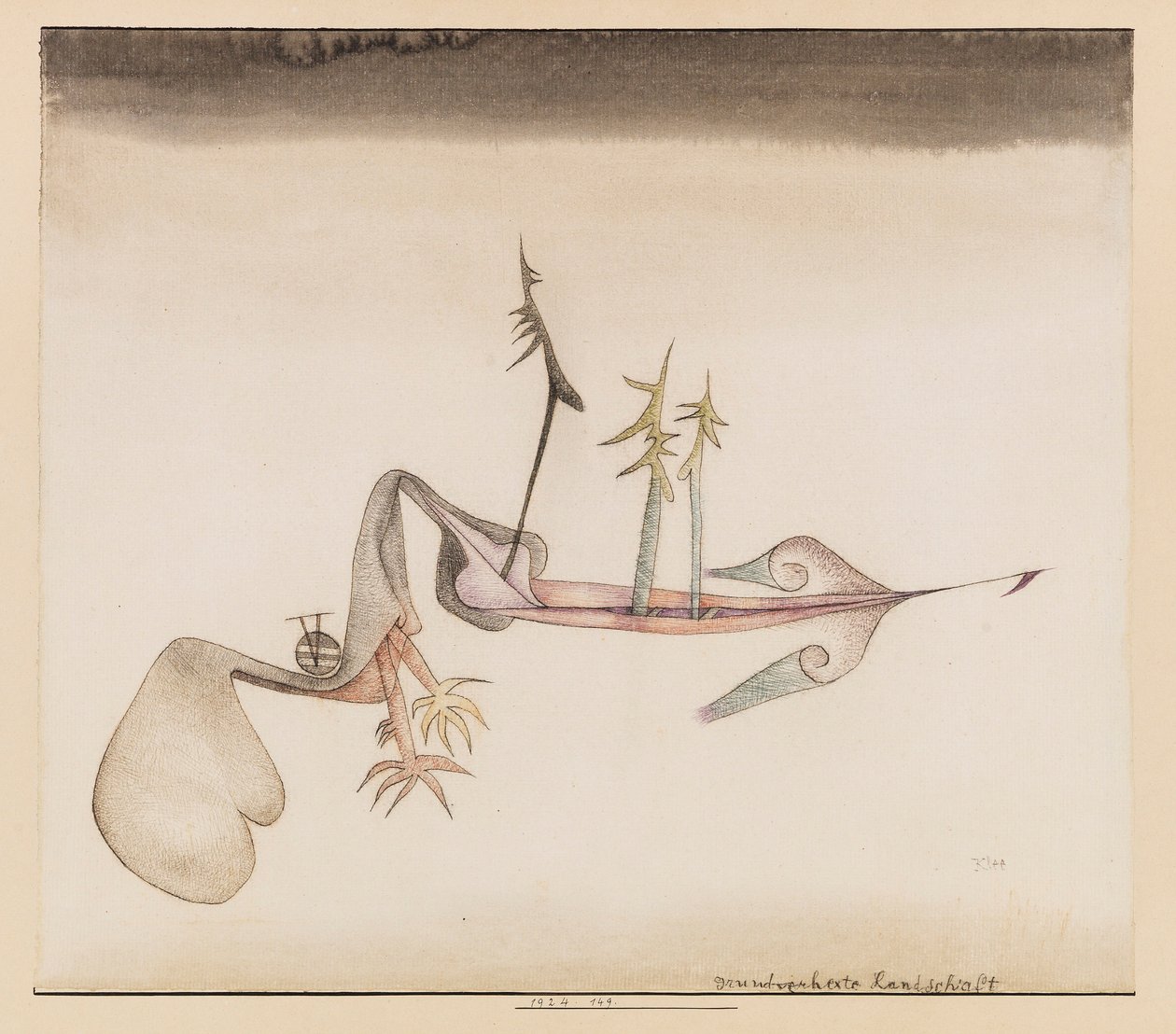 Grundverhexte Landschaft, 1924 - Paul Klee