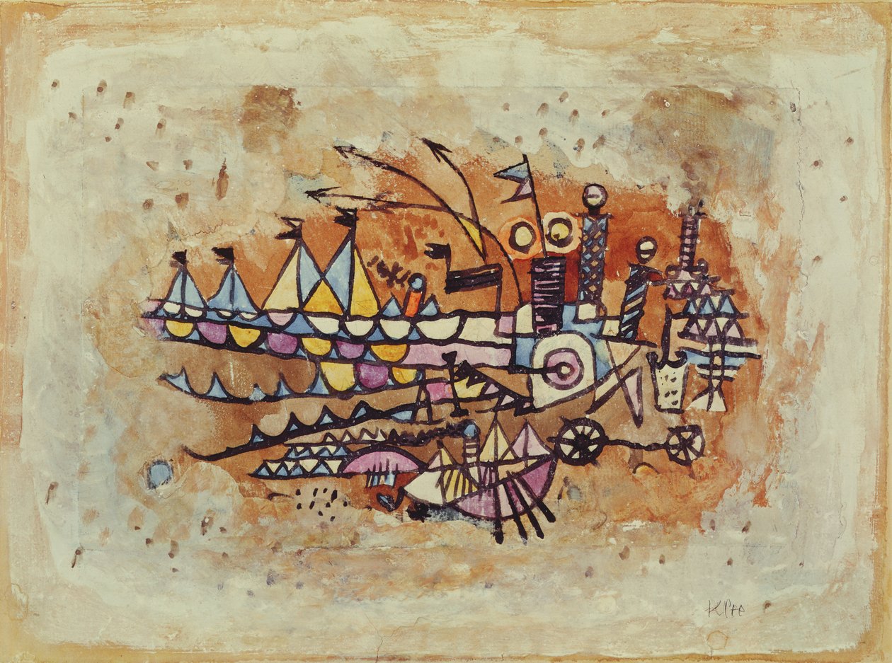 Scène de port - Paul Klee