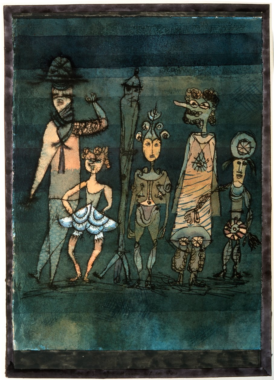 Masques, 1923 - Paul Klee