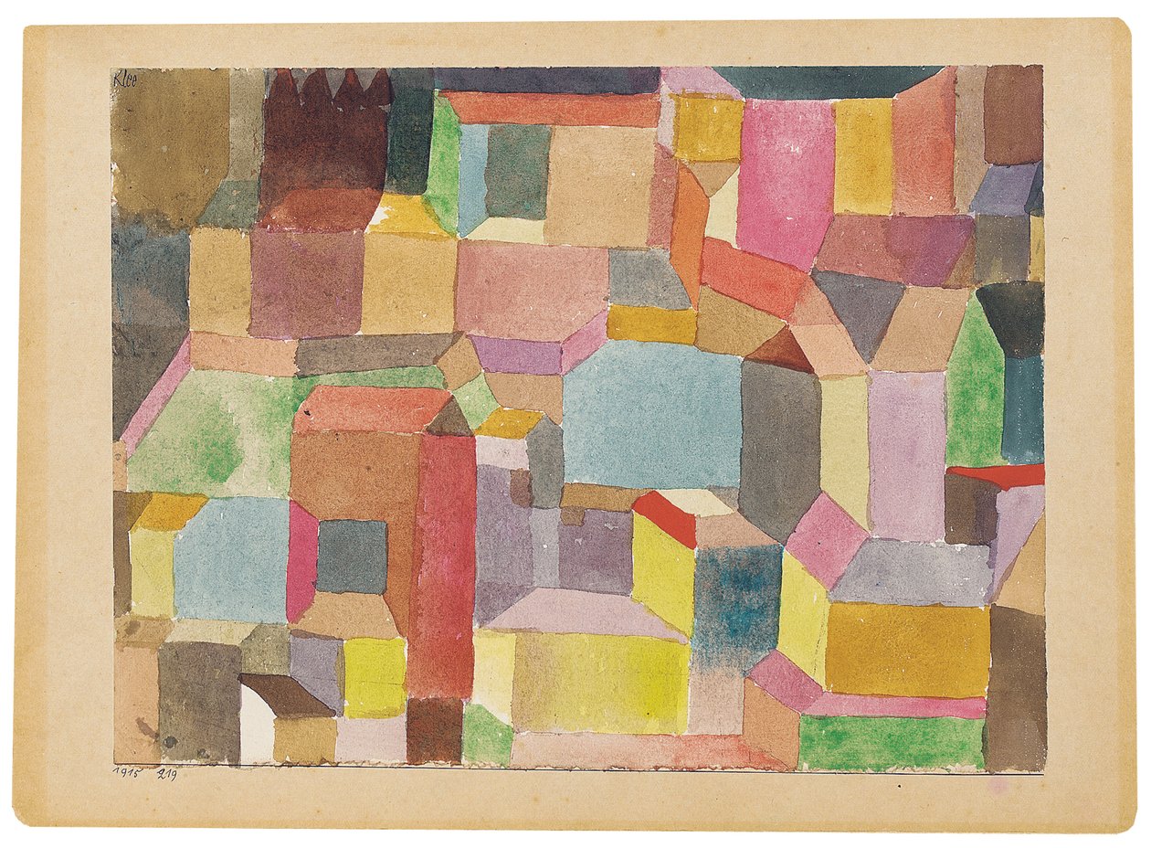 Ville médiévale - Paul Klee