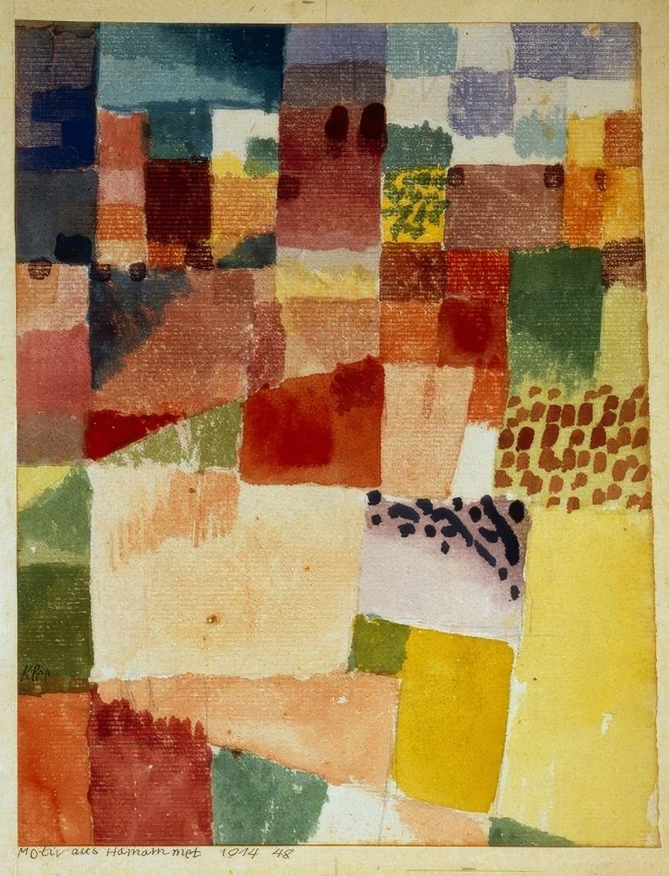 Motif de Hamammet - Paul Klee