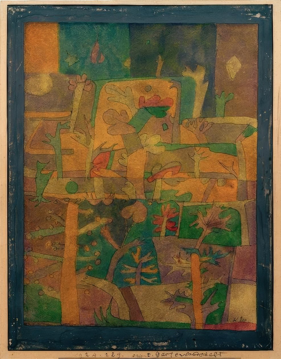 Paysage de jardin oriental - Paul Klee