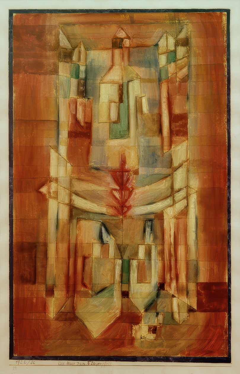 La Maison à la flèche volante - Paul Klee